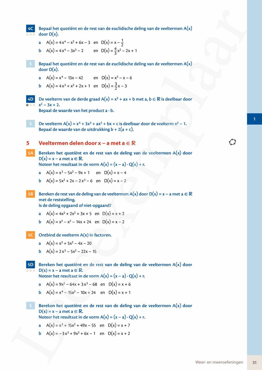 Preview: Matrix Wiskunde 5 Logica, groepentheorie, complexe getallen Doorstroom Gevorderde wiskunde Handboek (incl. Pelckmans Portaal)