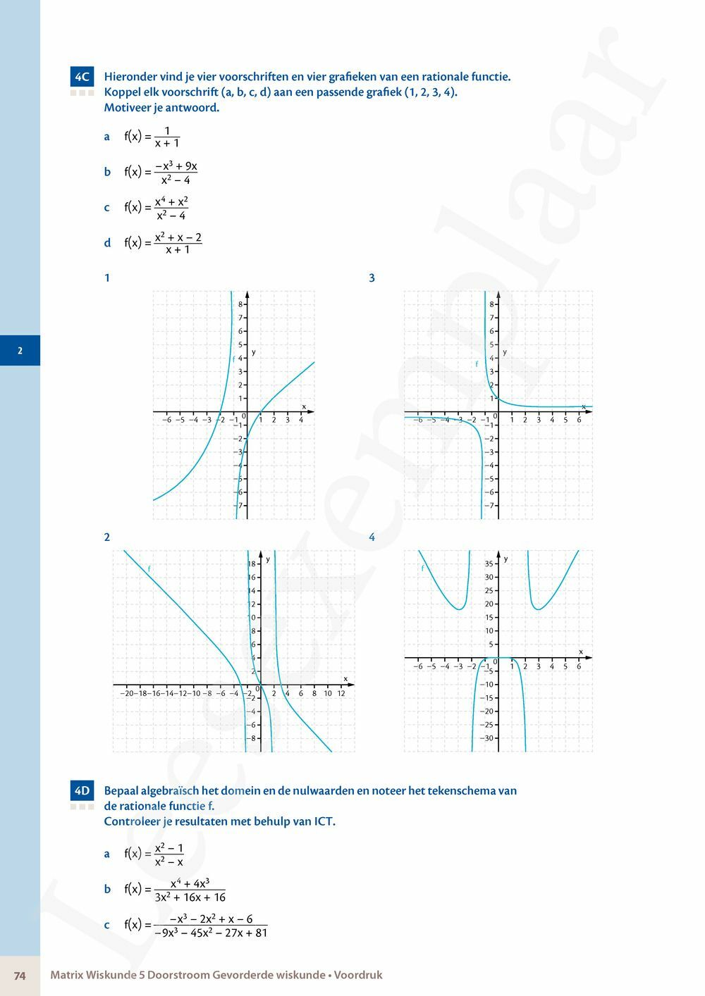 Preview: Matrix Wiskunde 5 Logica, groepentheorie, complexe getallen Doorstroom Gevorderde wiskunde Handboek (incl. Pelckmans Portaal)