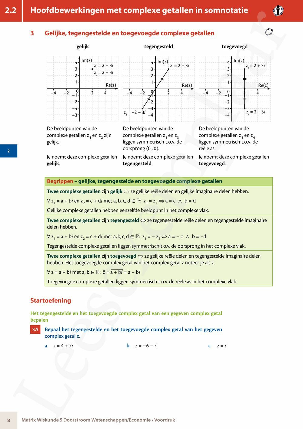 Preview: Matrix Wiskunde 5 Analyse deel 1: functieonderzoek Doorstroom Wetenschappen, Doorstroom Economie Handboek (incl. Pelckmans Portaal)