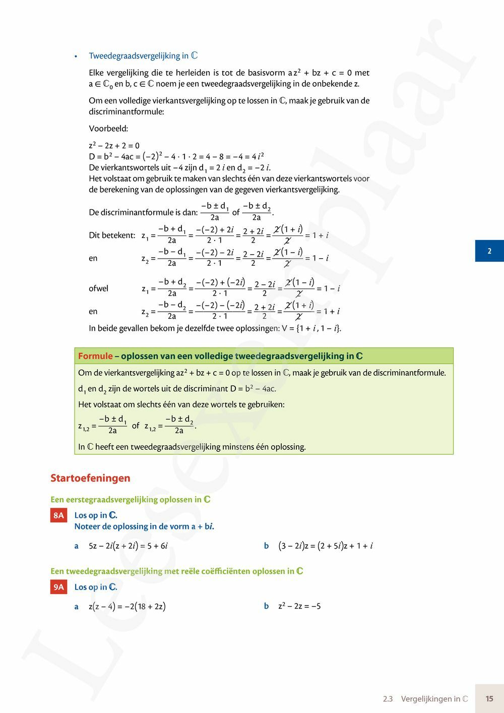 Preview: Matrix Wiskunde 5 Analyse deel 1: functieonderzoek Doorstroom Wetenschappen, Doorstroom Economie Handboek (incl. Pelckmans Portaal)