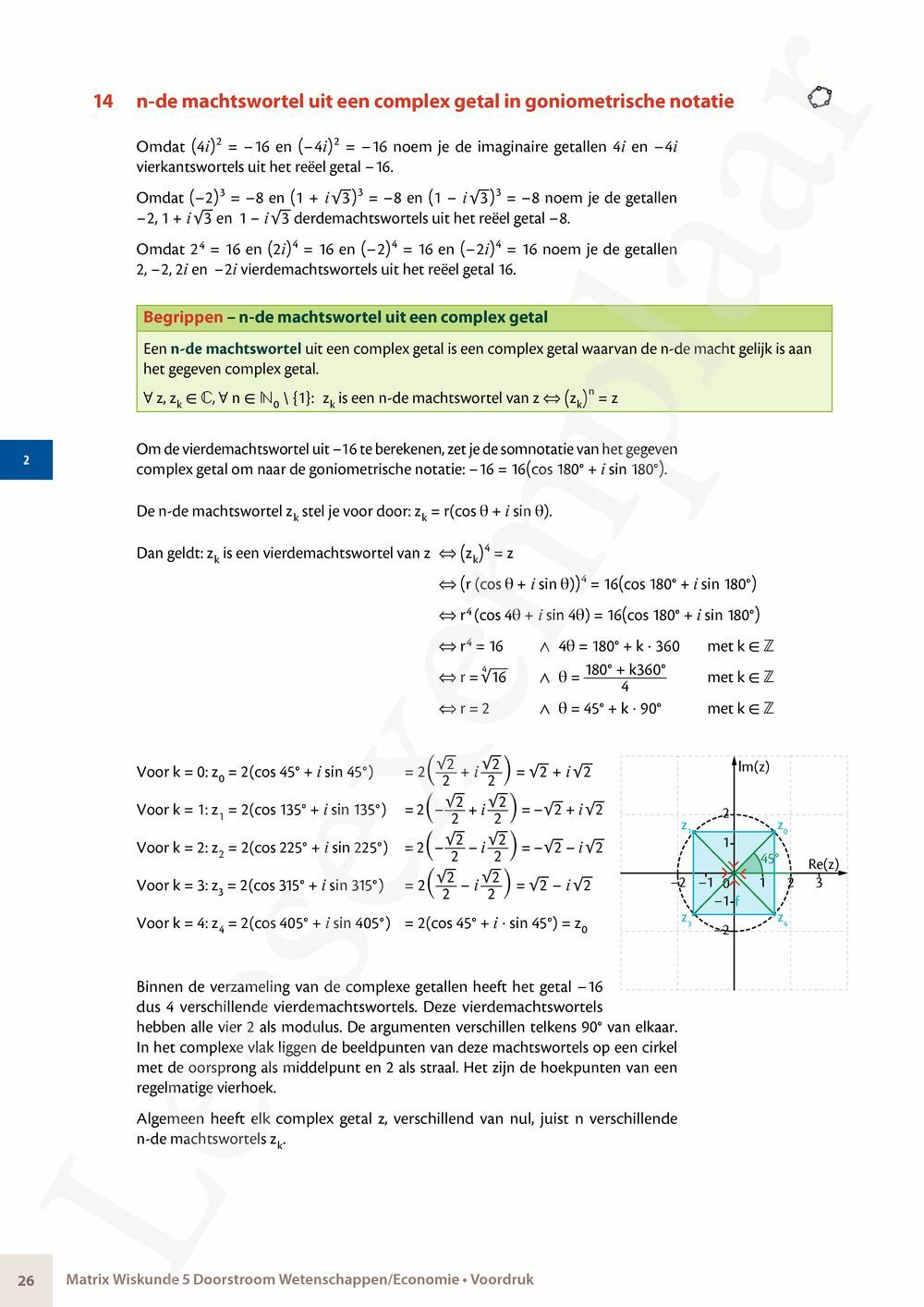 Preview: Matrix Wiskunde 5 Analyse deel 1: functieonderzoek Doorstroom Wetenschappen, Doorstroom Economie Handboek (incl. Pelckmans Portaal)