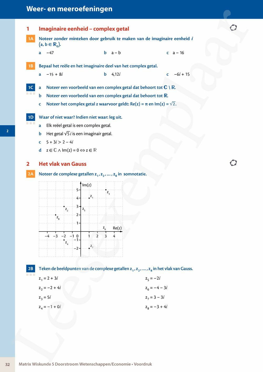 Preview: Matrix Wiskunde 5 Analyse deel 1: functieonderzoek Doorstroom Wetenschappen, Doorstroom Economie Handboek (incl. Pelckmans Portaal)