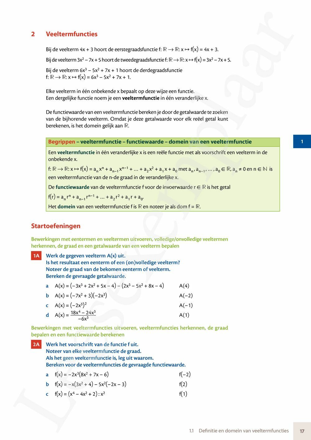 Preview: Matrix Wiskunde 5 Analyse deel 1: functieonderzoek Doorstroom Wetenschappen, Doorstroom Economie Handboek (incl. Pelckmans Portaal)