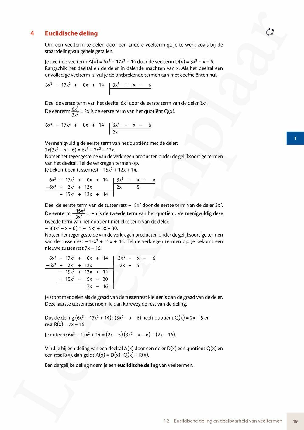 Preview: Matrix Wiskunde 5 Analyse deel 1: functieonderzoek Doorstroom Wetenschappen, Doorstroom Economie Handboek (incl. Pelckmans Portaal)