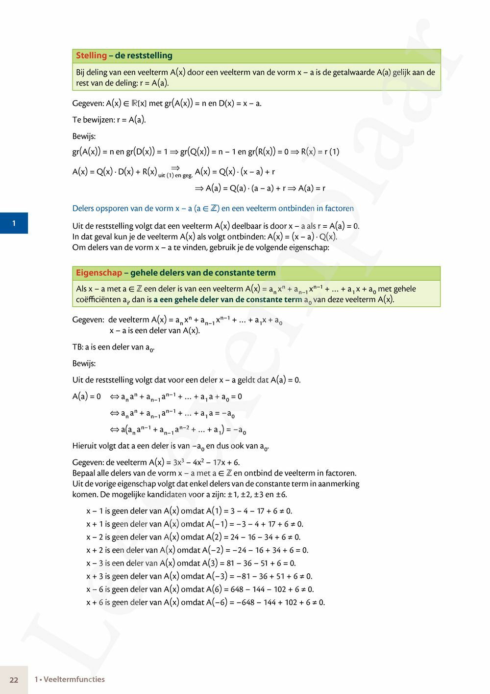 Preview: Matrix Wiskunde 5 Analyse deel 1: functieonderzoek Doorstroom Wetenschappen, Doorstroom Economie Handboek (incl. Pelckmans Portaal)