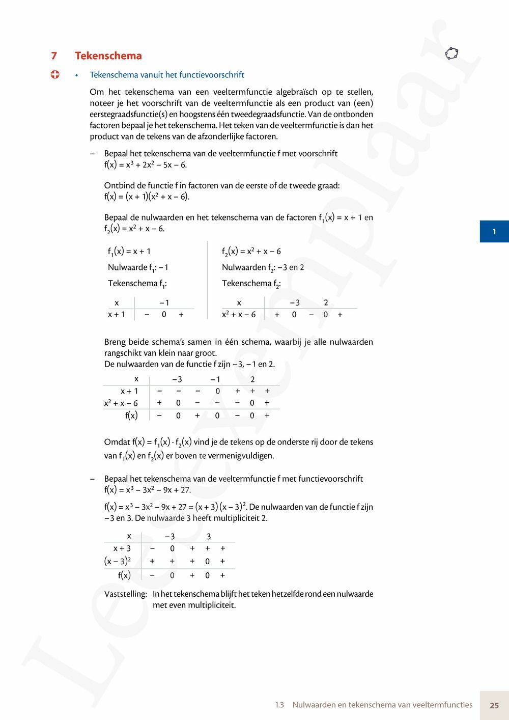 Preview: Matrix Wiskunde 5 Analyse deel 1: functieonderzoek Doorstroom Wetenschappen, Doorstroom Economie Handboek (incl. Pelckmans Portaal)