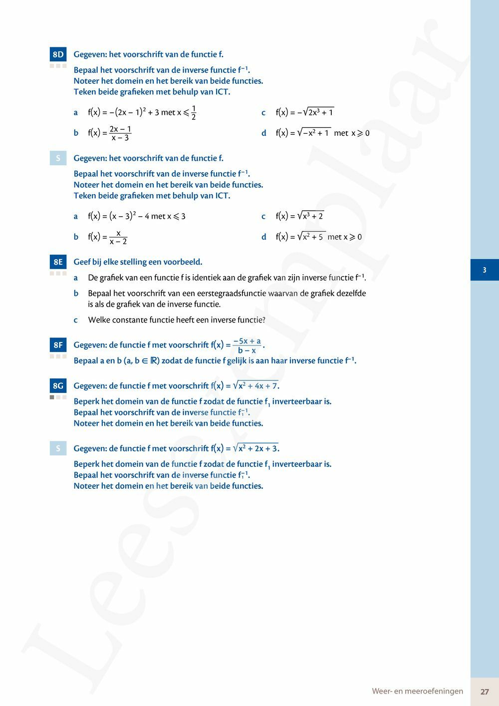 Preview: Matrix Wiskunde 5 Analyse deel 1: functieonderzoek Doorstroom Wetenschappen, Doorstroom Economie Handboek (incl. Pelckmans Portaal)