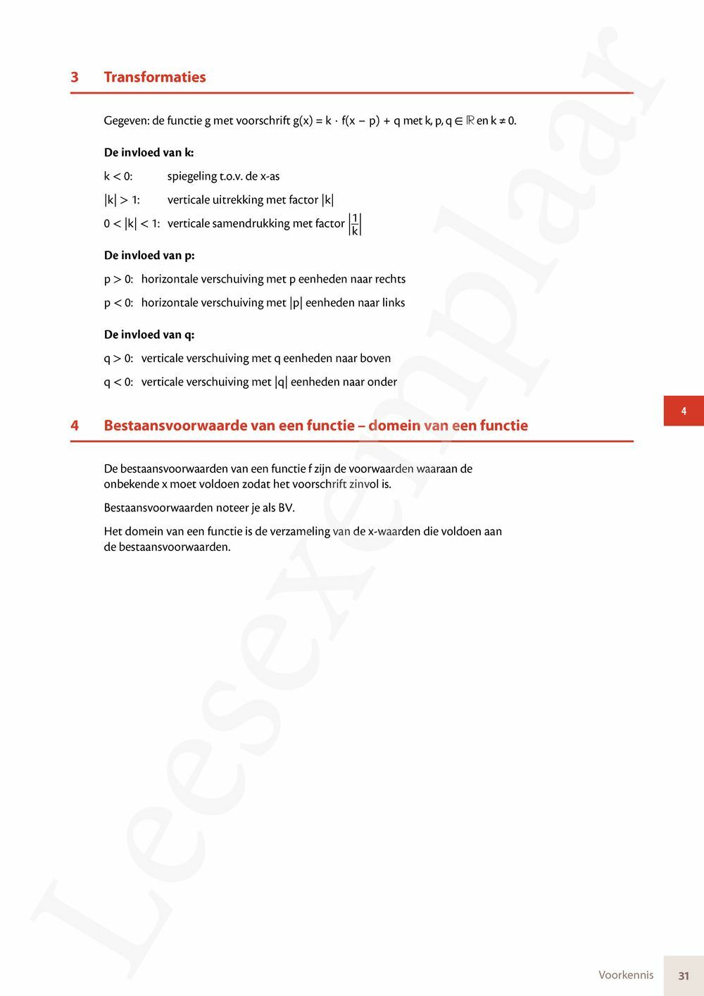 Preview: Matrix Wiskunde 5 Analyse deel 1: functieonderzoek Doorstroom Wetenschappen, Doorstroom Economie Handboek (incl. Pelckmans Portaal)