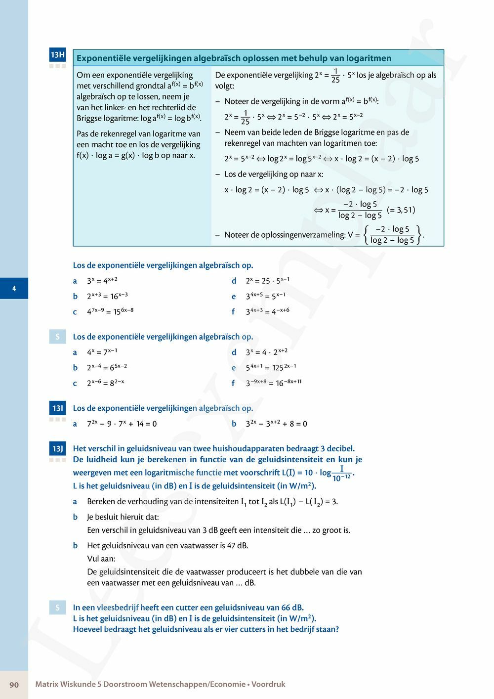 Preview: Matrix Wiskunde 5 Analyse deel 1: functieonderzoek Doorstroom Wetenschappen, Doorstroom Economie Handboek (incl. Pelckmans Portaal)