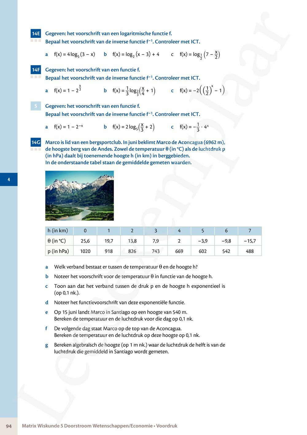 Preview: Matrix Wiskunde 5 Analyse deel 1: functieonderzoek Doorstroom Wetenschappen, Doorstroom Economie Handboek (incl. Pelckmans Portaal)