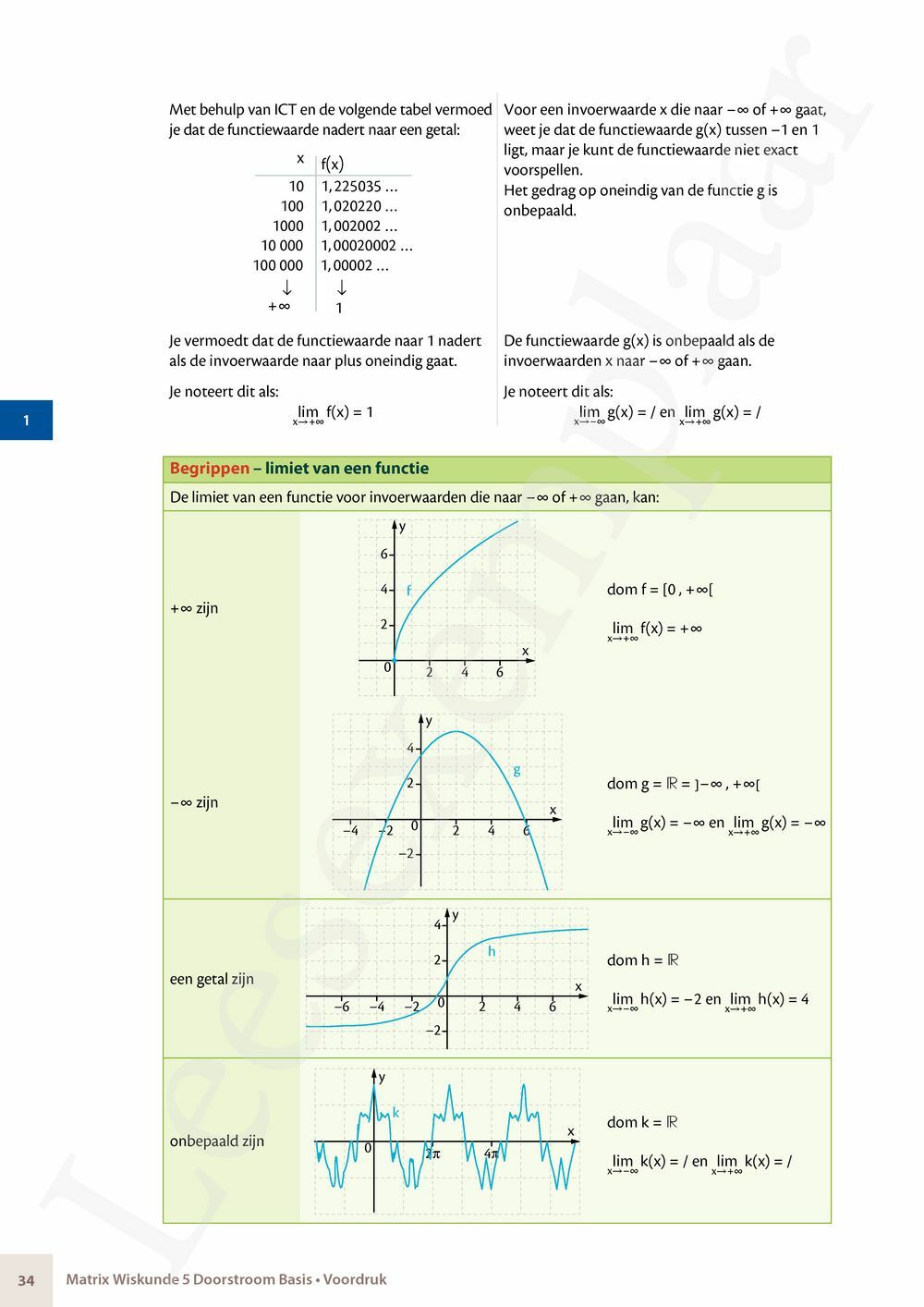 Preview: Matrix Wiskunde 5/6 Kansrekenen, statistiek Doorstroom Basis en Dubbele finaliteit Leerwerkboek (incl. Pelckmans Portaal)