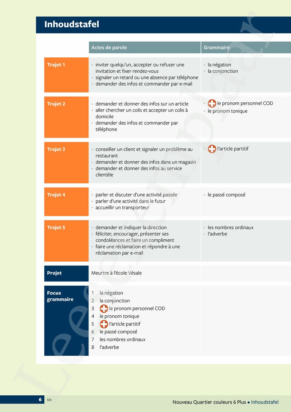 Preview: Nouveau Quartier couleurs 6 Plus Leerwerkboek (incl. Pelckmans Portaal)