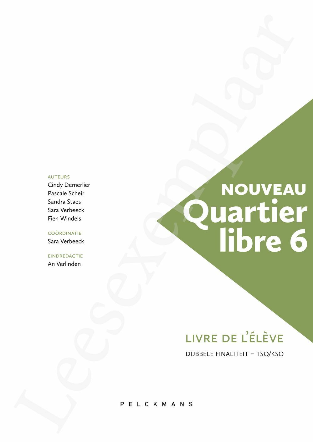 Preview: Nouveau Quartier libre 6 Livre de l'élève (incl. Pelckmans Portaal)