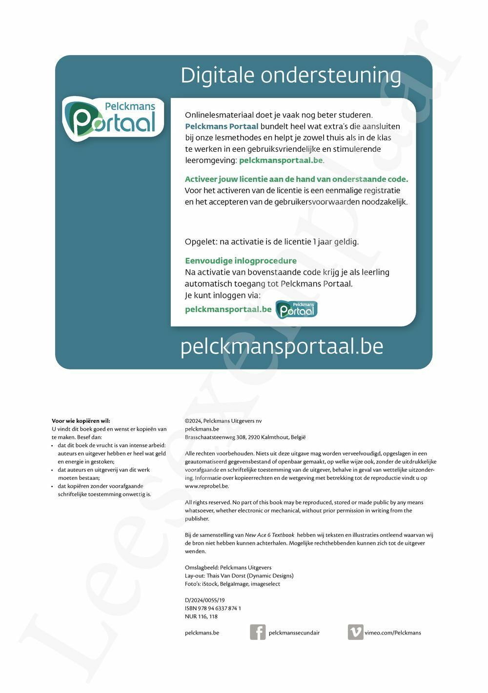 Preview: New Ace 6 Textbook (incl. Pelckmans Portaal)