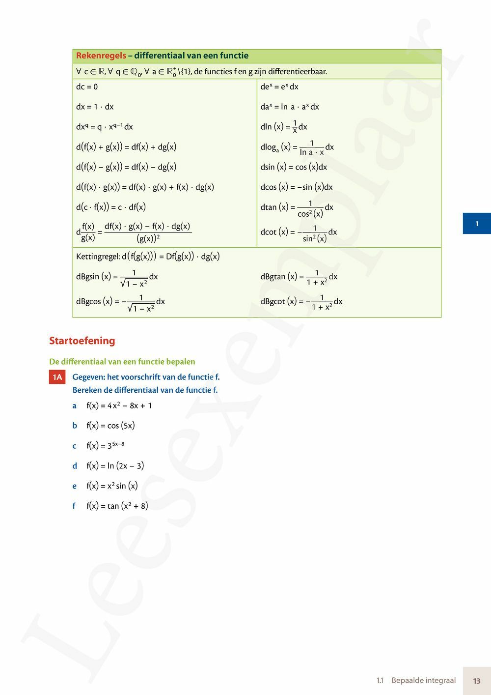 Preview: Matrix Wiskunde 6 Analyse deel 3: integralen Doorstroom Gevorderde wiskunde Handboek (incl. Pelckmans Portaal)