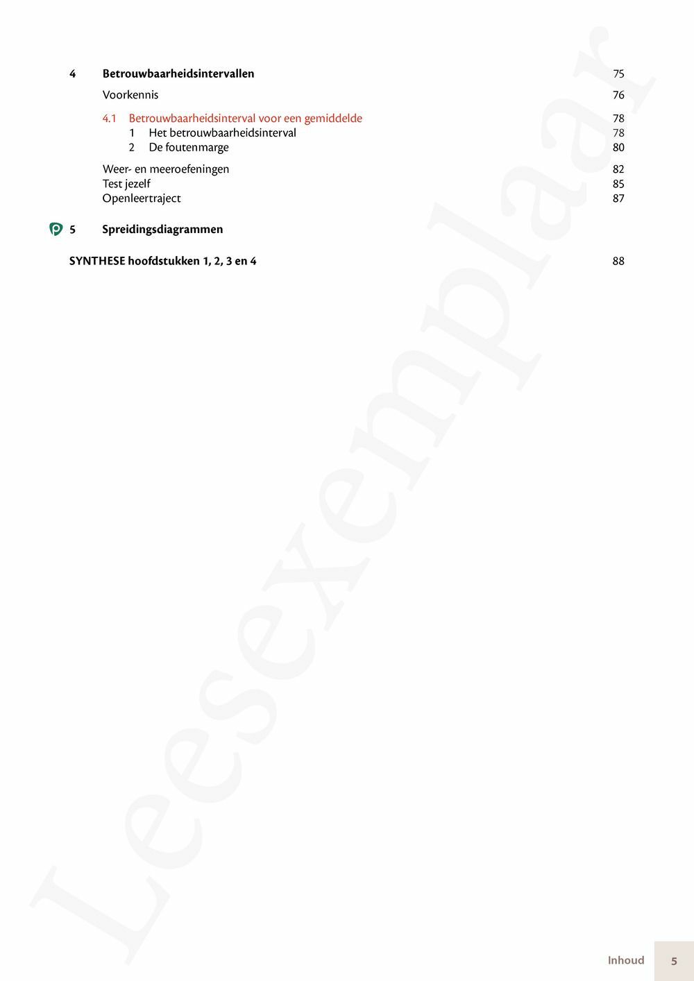 Preview: Matrix Wiskunde 6 Uitgebreide statistiek Doorstroom Basis Handboek (incl. Pelckmans Portaal)