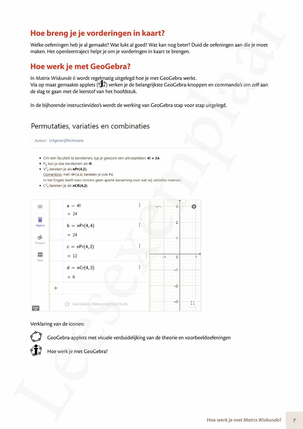 Preview: Matrix Wiskunde 6 Uitgebreide statistiek Doorstroom Basis Handboek (incl. Pelckmans Portaal)