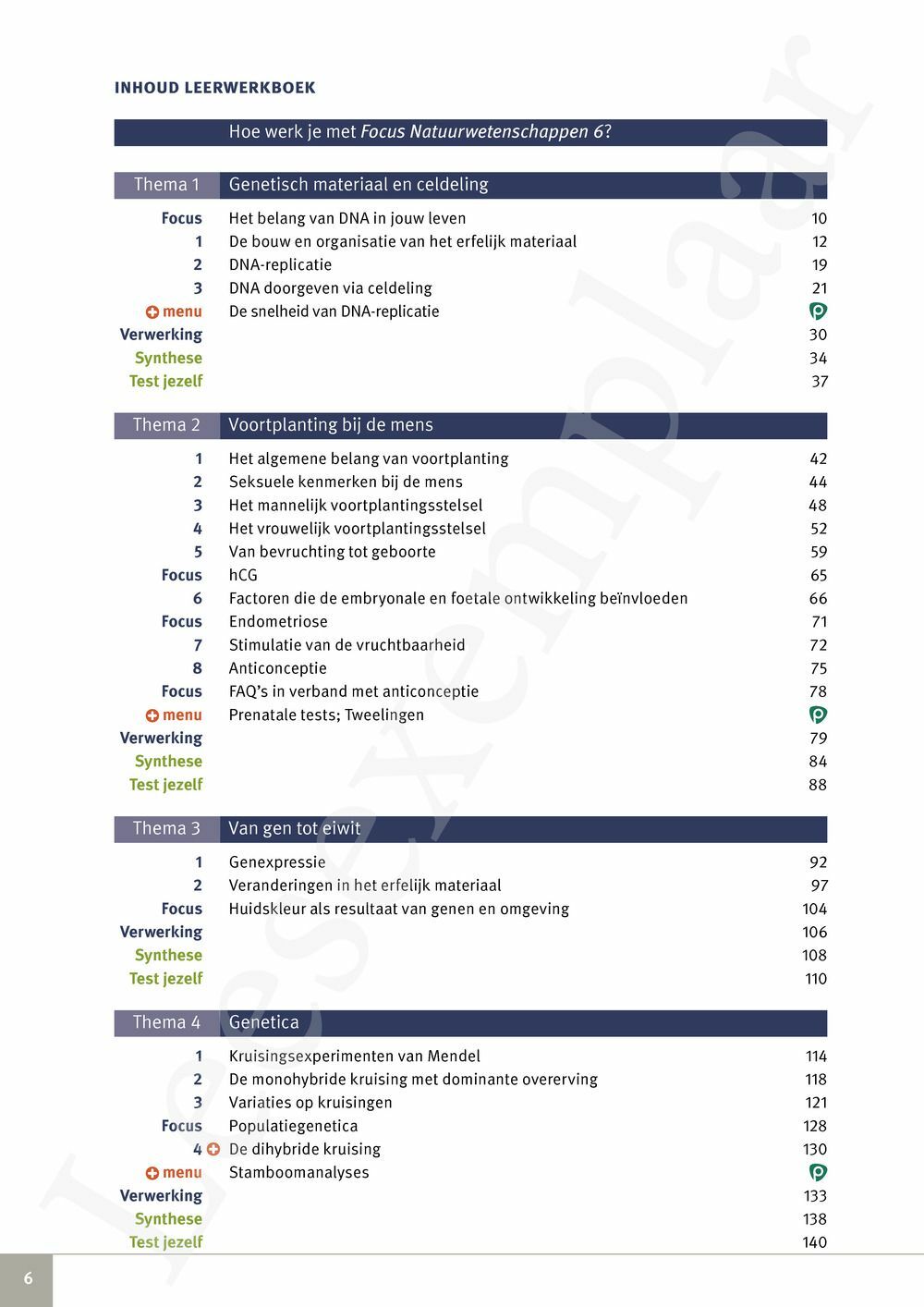 Preview: Focus Natuurwetenschappen 6 Leerwerkboek (incl. Pelckmans Portaal)