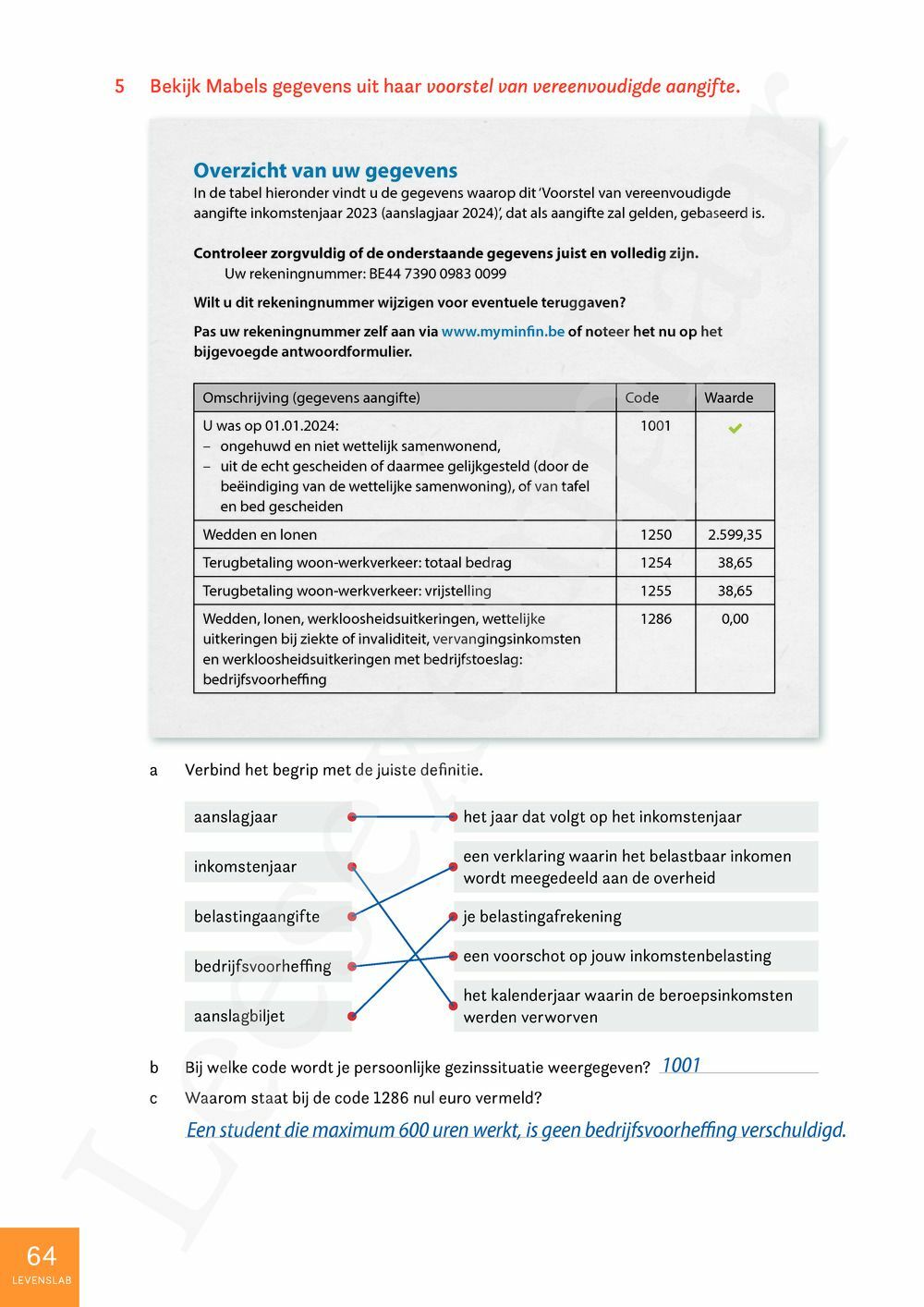 Preview: Match 6 Maatschappelijke vorming-Nederlands Leerwerkboek (incl. Pelckmans Portaal)