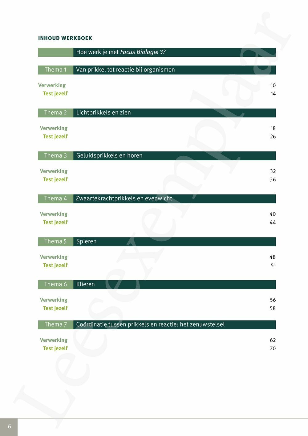 Preview: Focus Biologie 3.2 Werkboek (incl. Pelckmans Portaal)