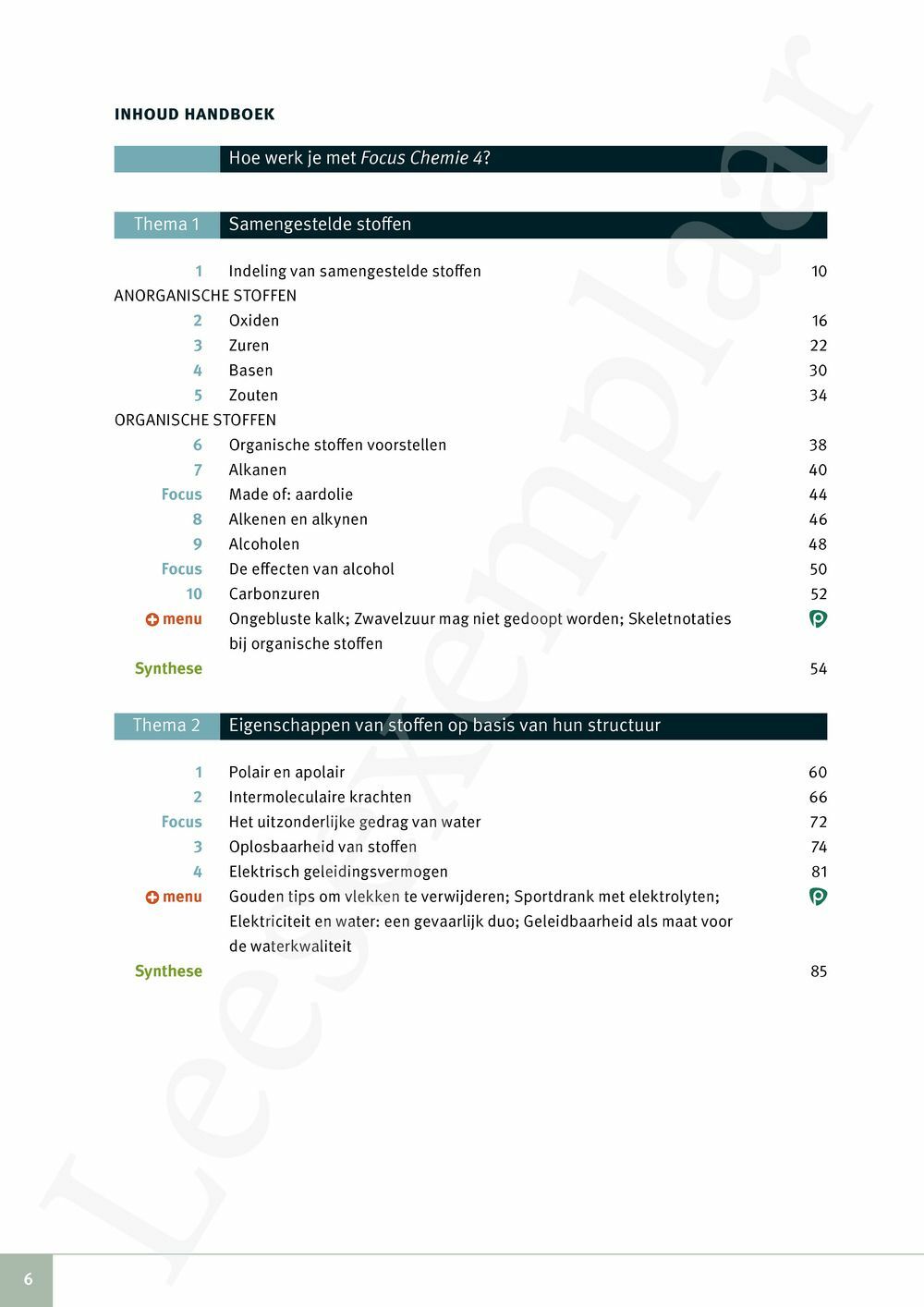 Preview: Focus Chemie 4.2 Handboek (incl. Pelckmans Portaal)