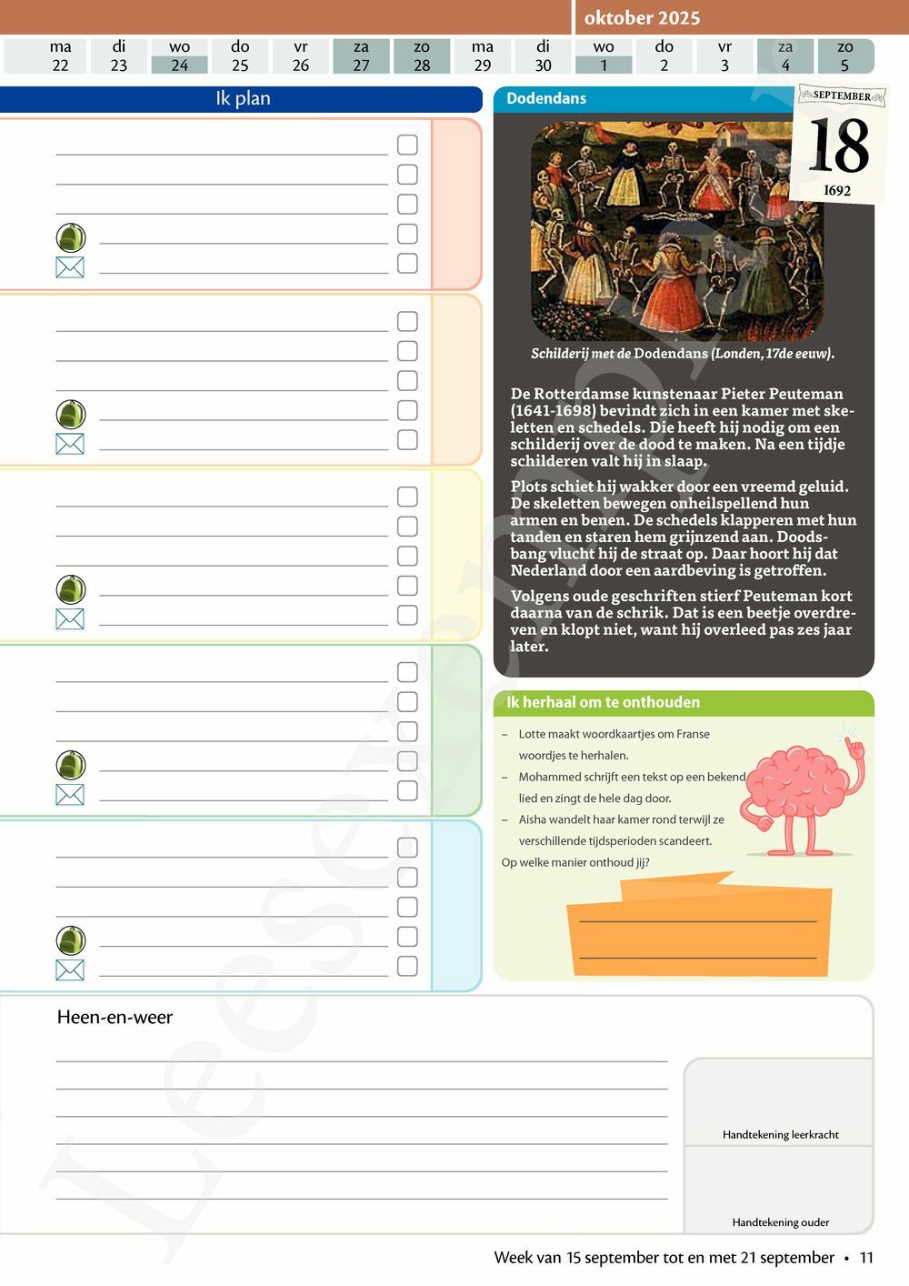 Preview: LeerWijzer 6de leerjaar 2025-2026