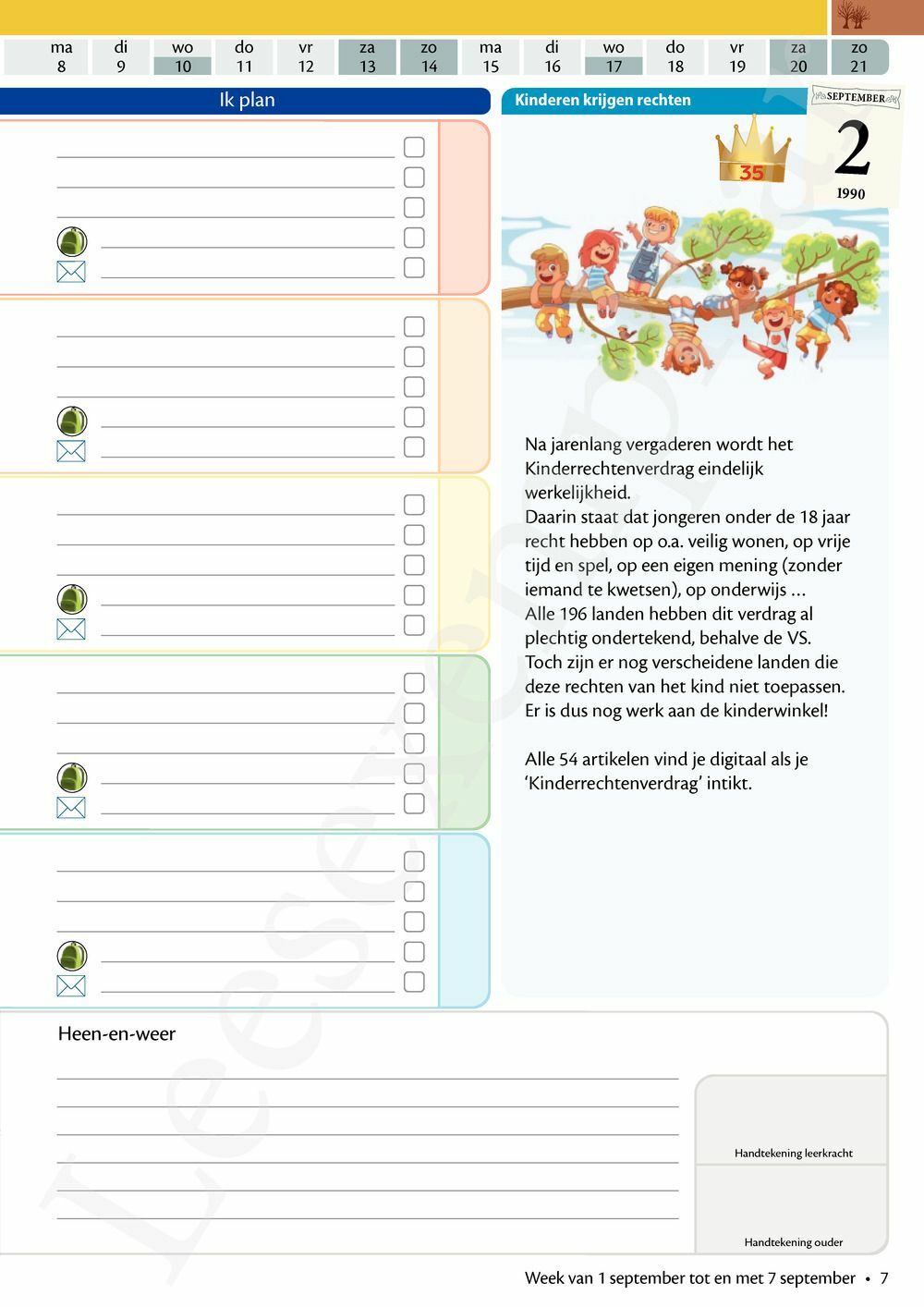 Preview: LeerWijzer 6de leerjaar 2025-2026