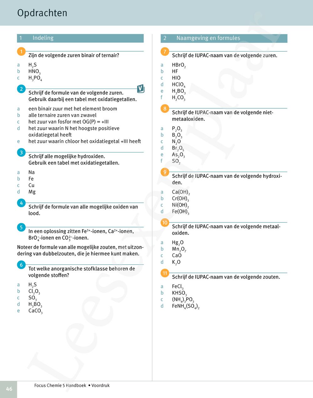 Preview: Focus Chemie 5 Handboek (incl. Pelckmans Portaal)