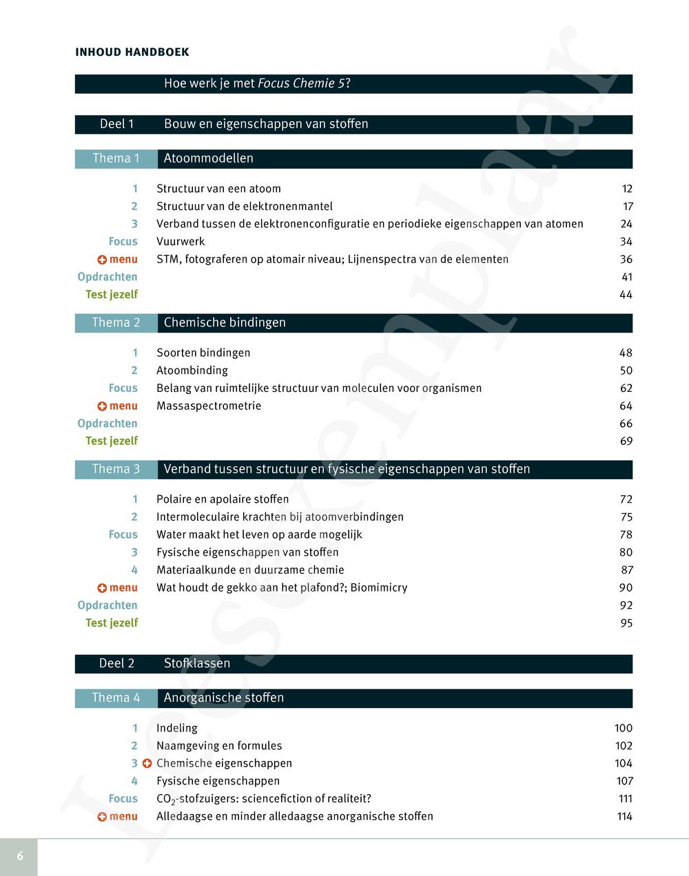 Preview: Focus Chemie 5 Handboek (incl. Pelckmans Portaal)