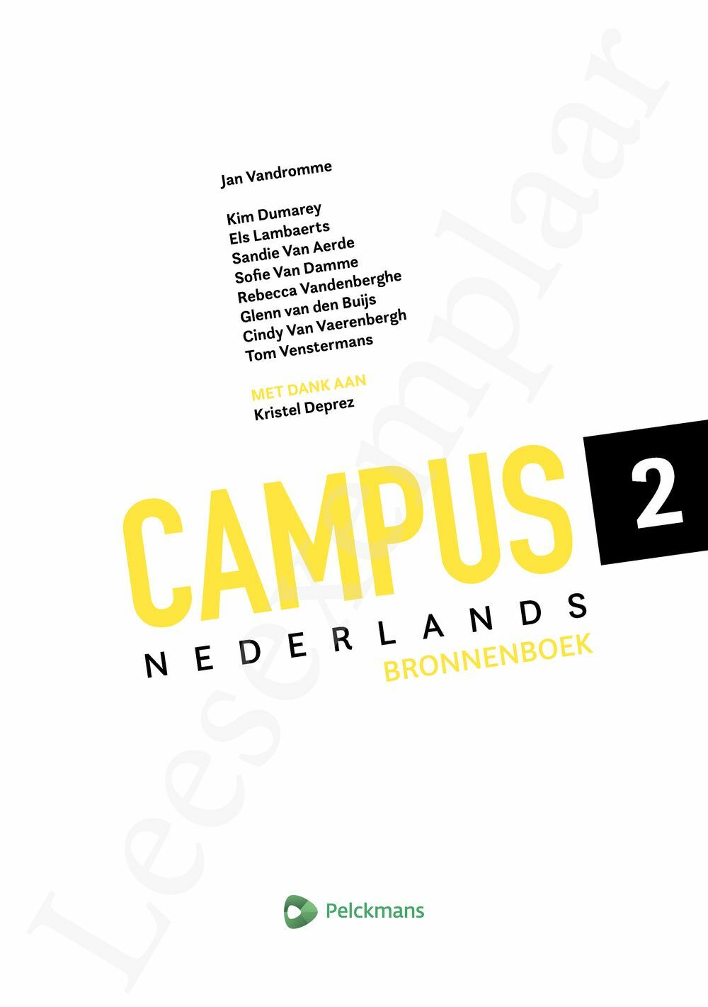 Campus Nederlands 2 Bronnenboek (incl. Pelckmans Portaal) – Nederlands ...