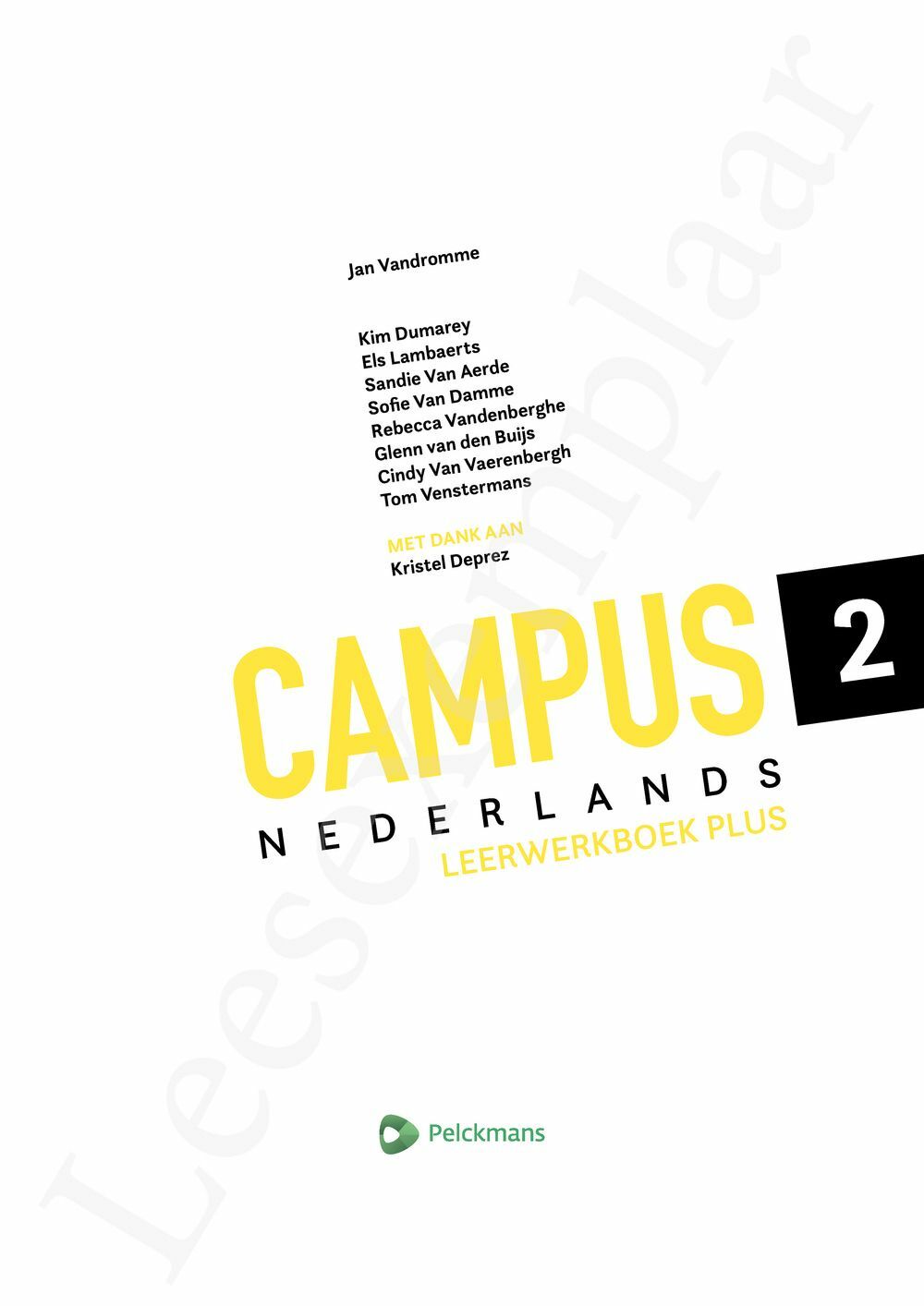 Campus Nederlands 2 Leerwerkboek Plus (incl. Pelckmans Portaal ...